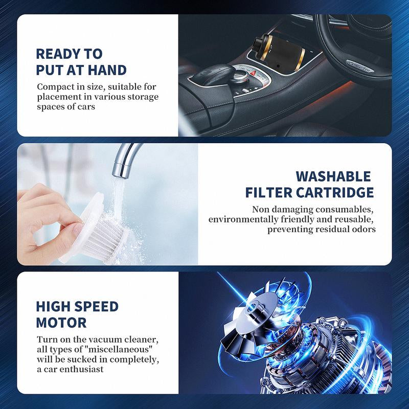 OMO Handheld Cordless Vacuum Cleaner, 5000PA Portable Car Vacuum, Integrated Suction and Blowing Cordless Vacuum, Suitable for Households, Cars, and Pets